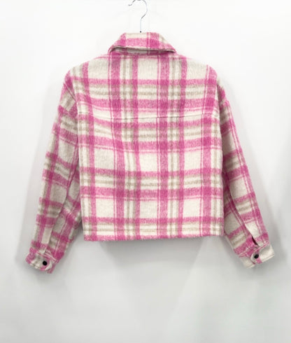 ZARA Plaid Cropped Shacket