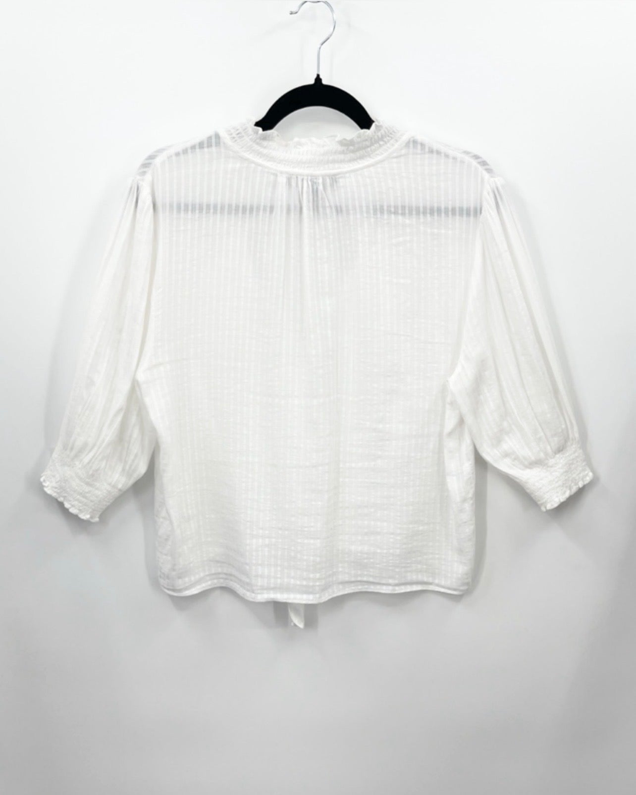 Anthropologie SANCTUARY Only You Striped Tie-Front Blouse