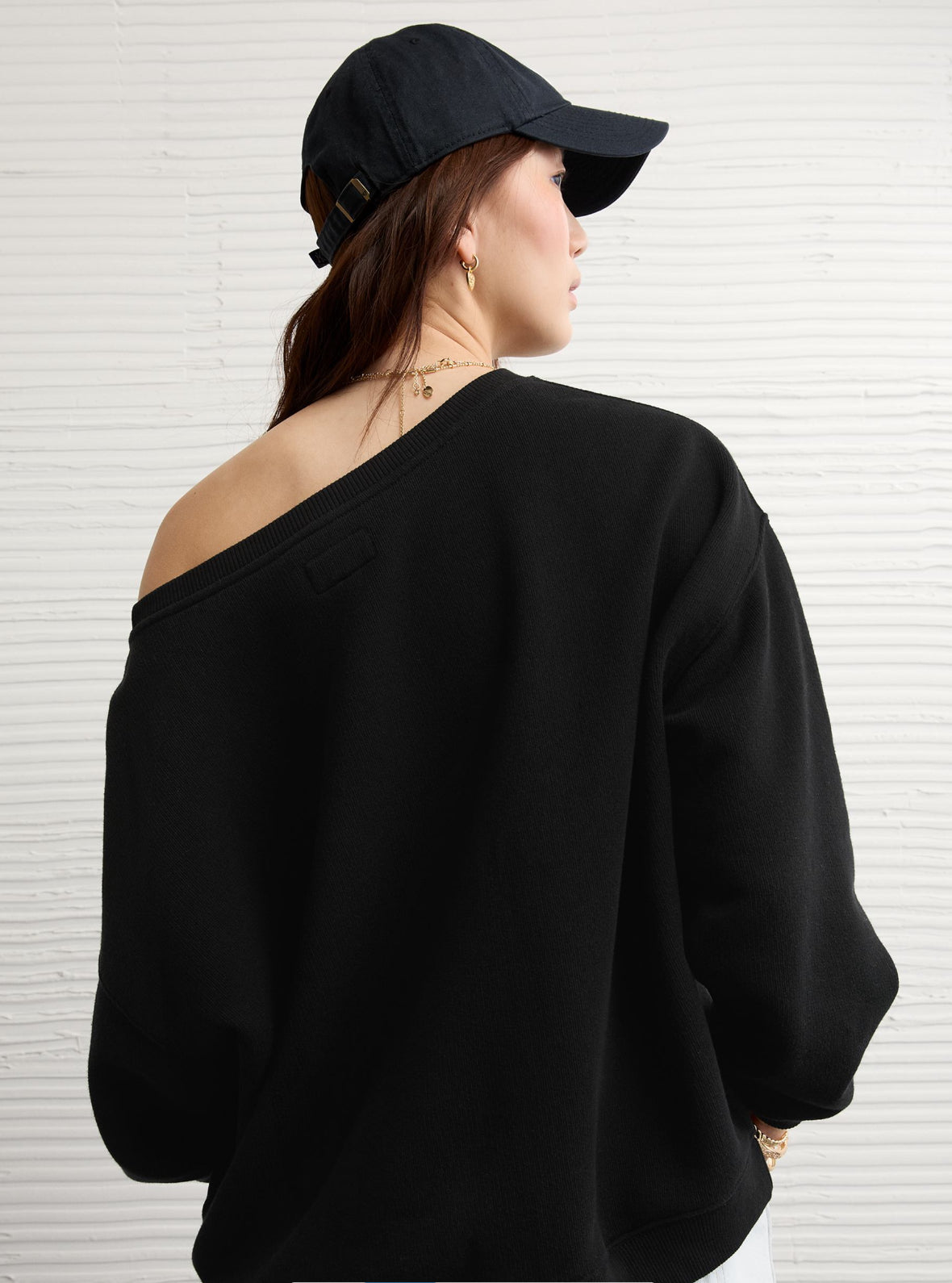 American Eagle Outfitters Off The Shoulder Sweatshirt