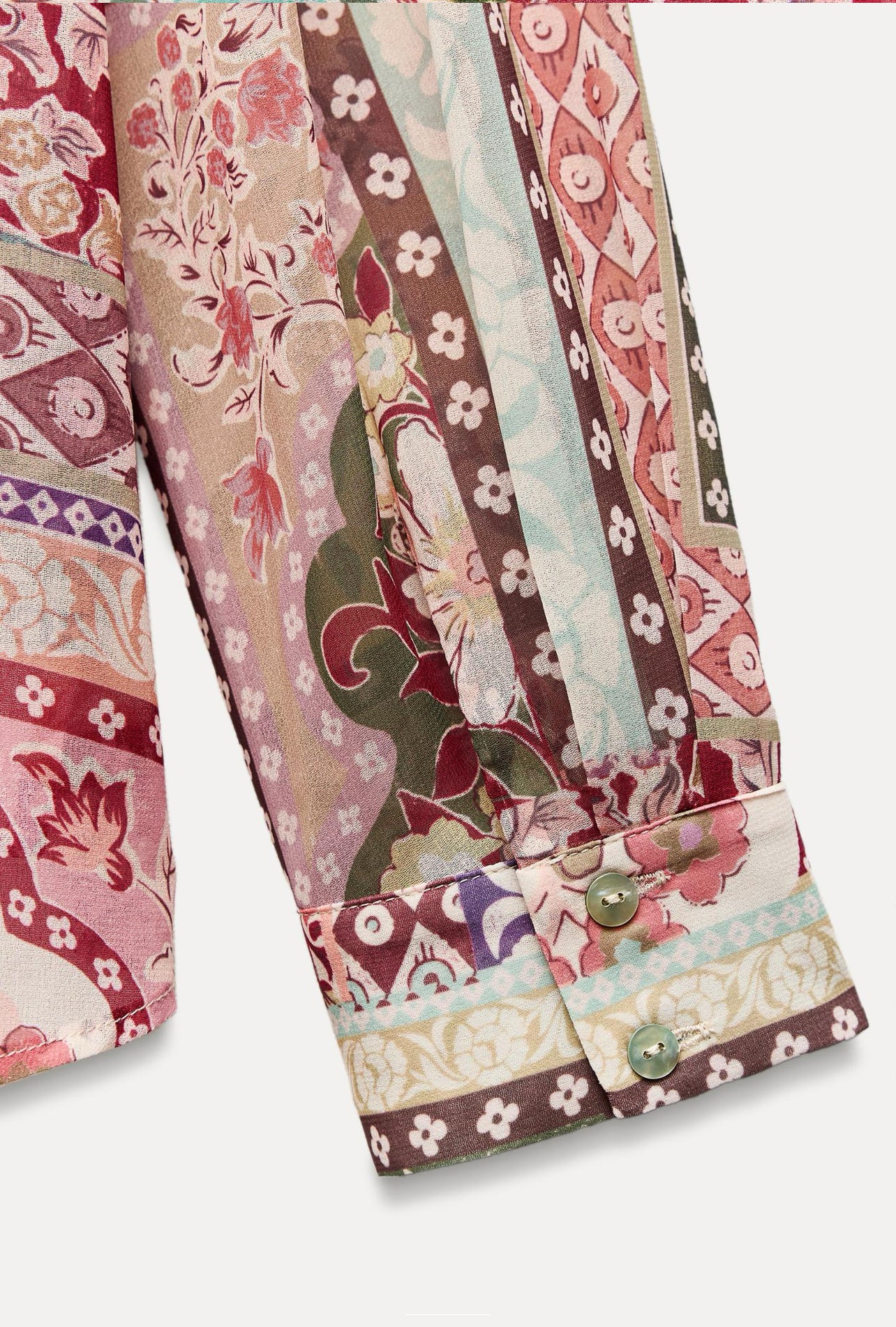 ZARA Patchwork Printed Shirt