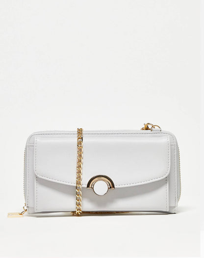 French Connection Crossbody Zip Around Purse