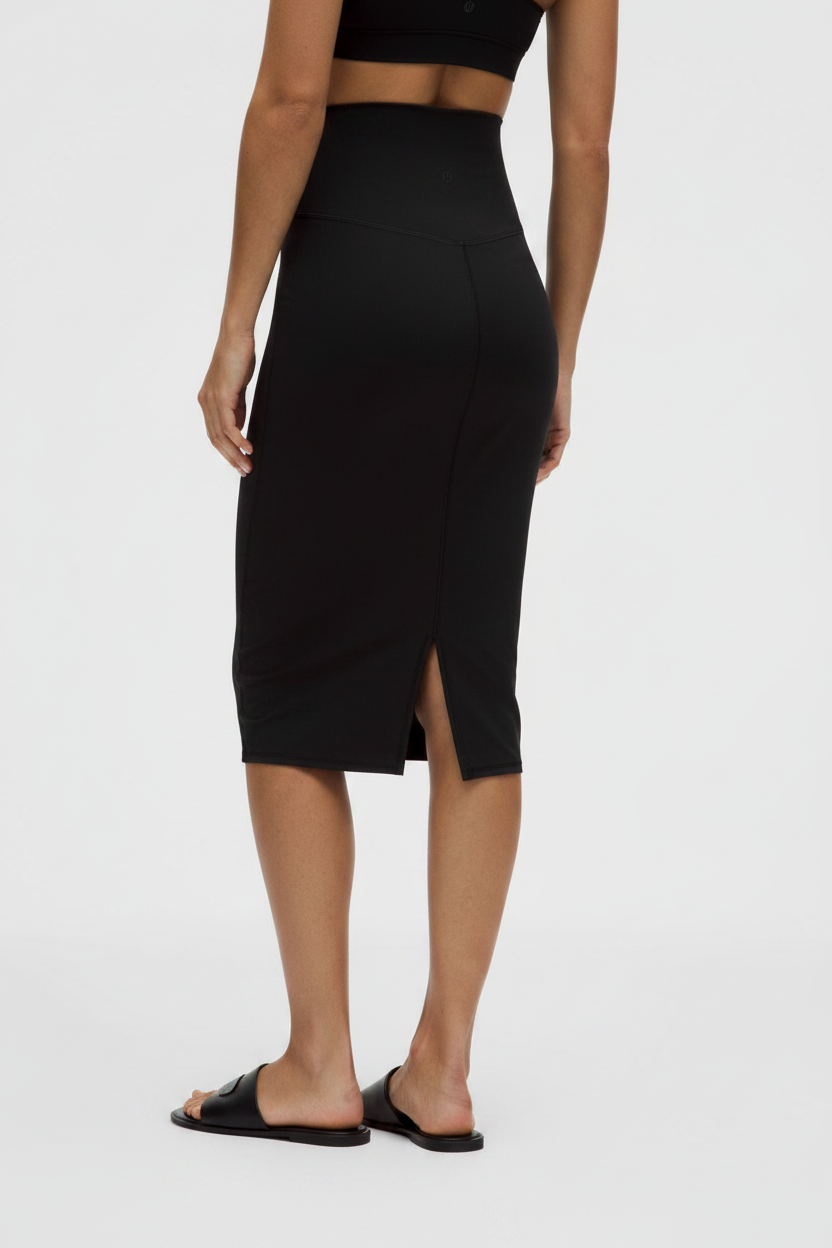 LULULEMON Nulu Slim-Fit High-Rise Midi Skirt