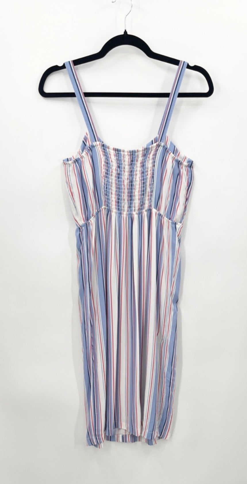 PINK ROSE Striped Midi Dress