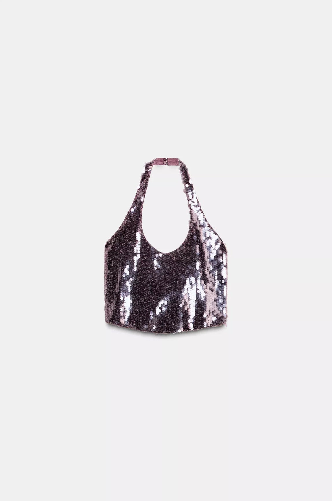 ZARA Sequin Halter Top