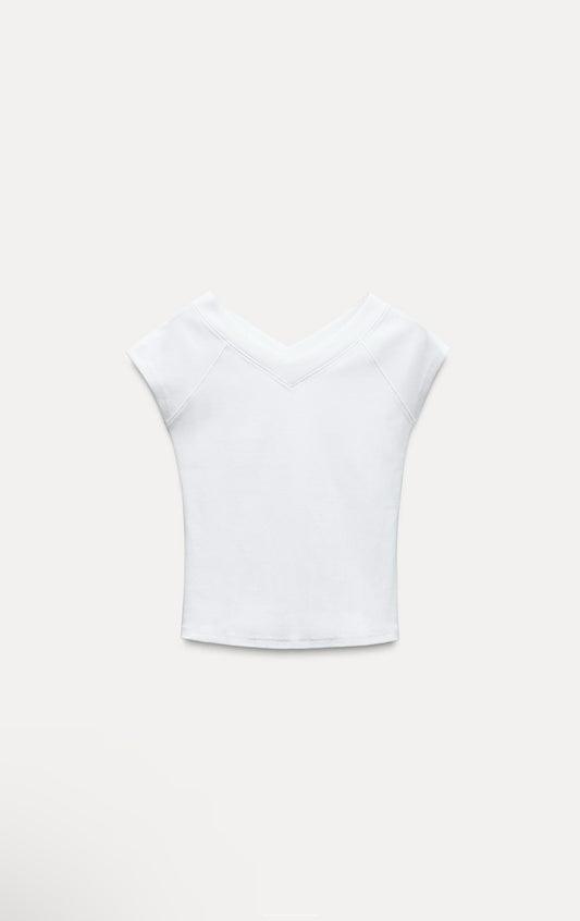 Zara Ribbed Top