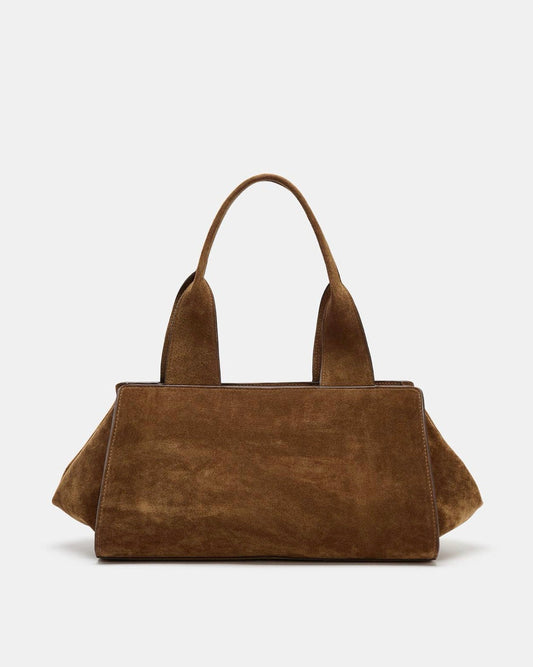 ZARA Double Handle Split Leather Bag