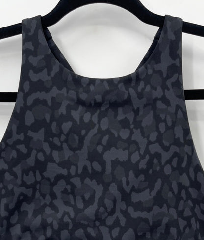 LULULEMON Energy Bra High Neck Long Line *Medium Support B-D Formation Camo Deep