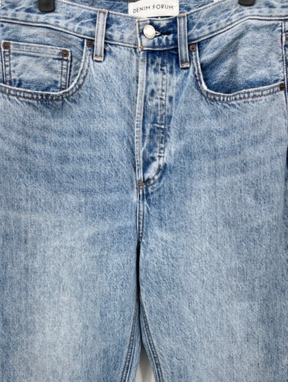Aritzia DENIM FORUM The Joni High Rise Loose Split Hem