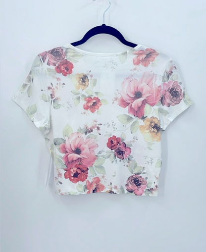 LIVE IN THE MOMENT Floral T-Shirt