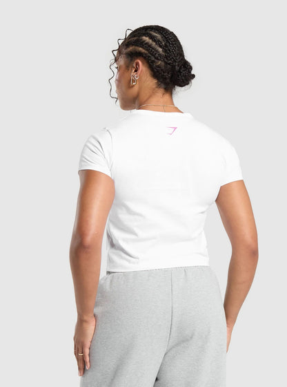 Gymshark Diamanté Baby Tee