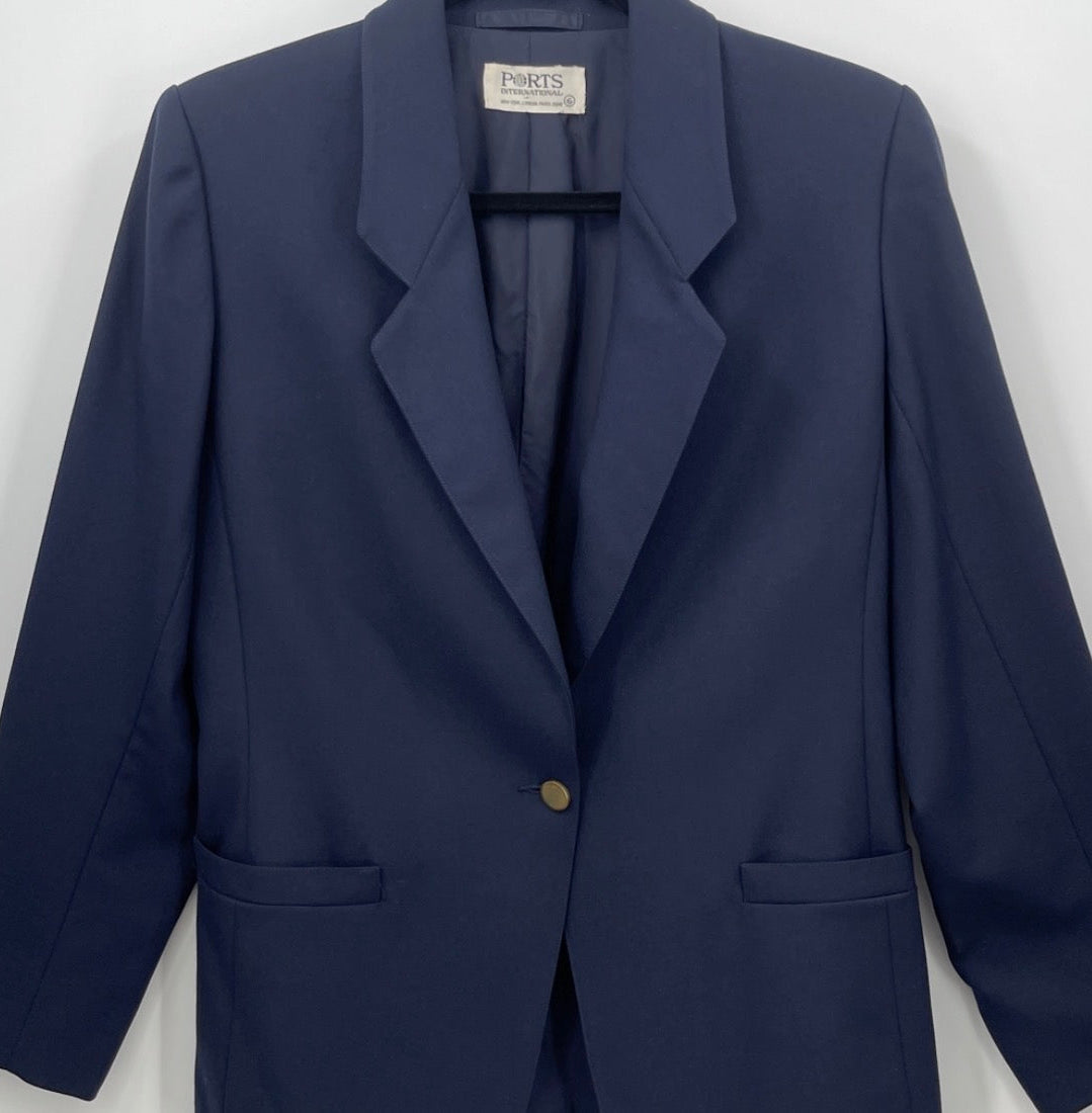 PORTS INTERNATIONAL Wool Blazer