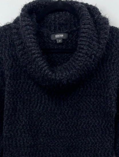 REACTION KENNETH COLE
Plush Black Chunky Cowl Neck Sweater