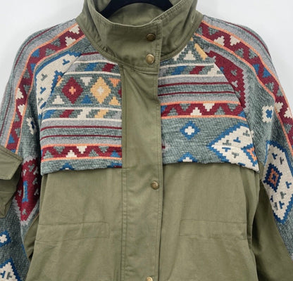 AZTEC Tapestry
Southwestern Mixed Media Field Coat