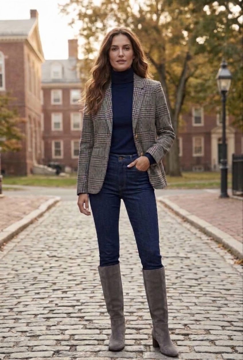 J.CREW Schoolboy Blazer - Classic Plaid Tweed Heritage
Staple Crew blazer