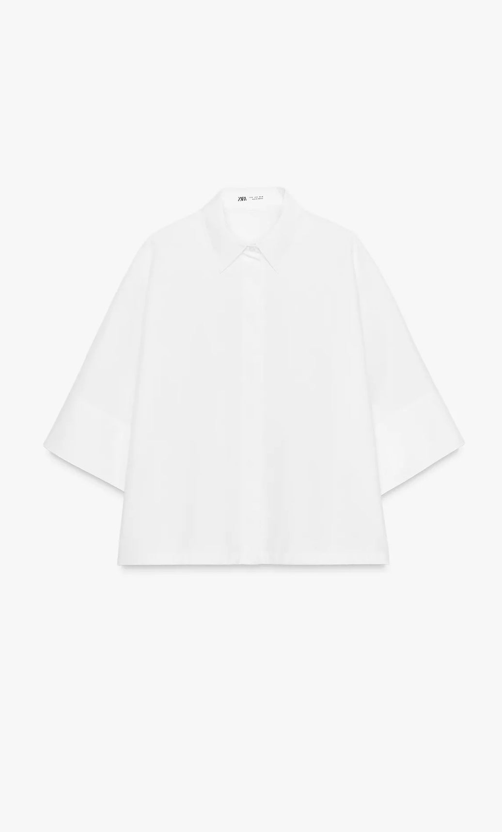 ZARA ZW COLLECTION Poplin Shirt