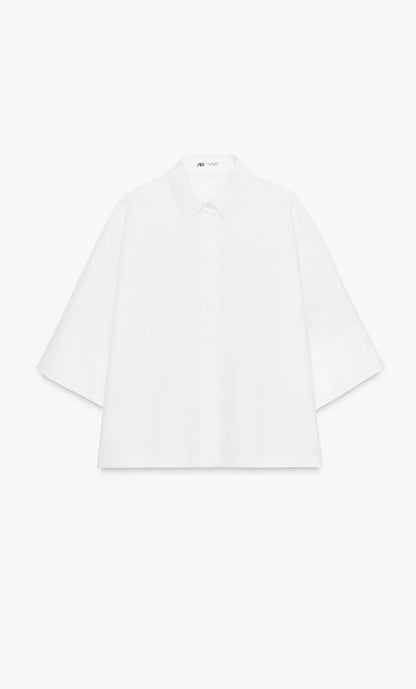 ZARA ZW COLLECTION Poplin Shirt