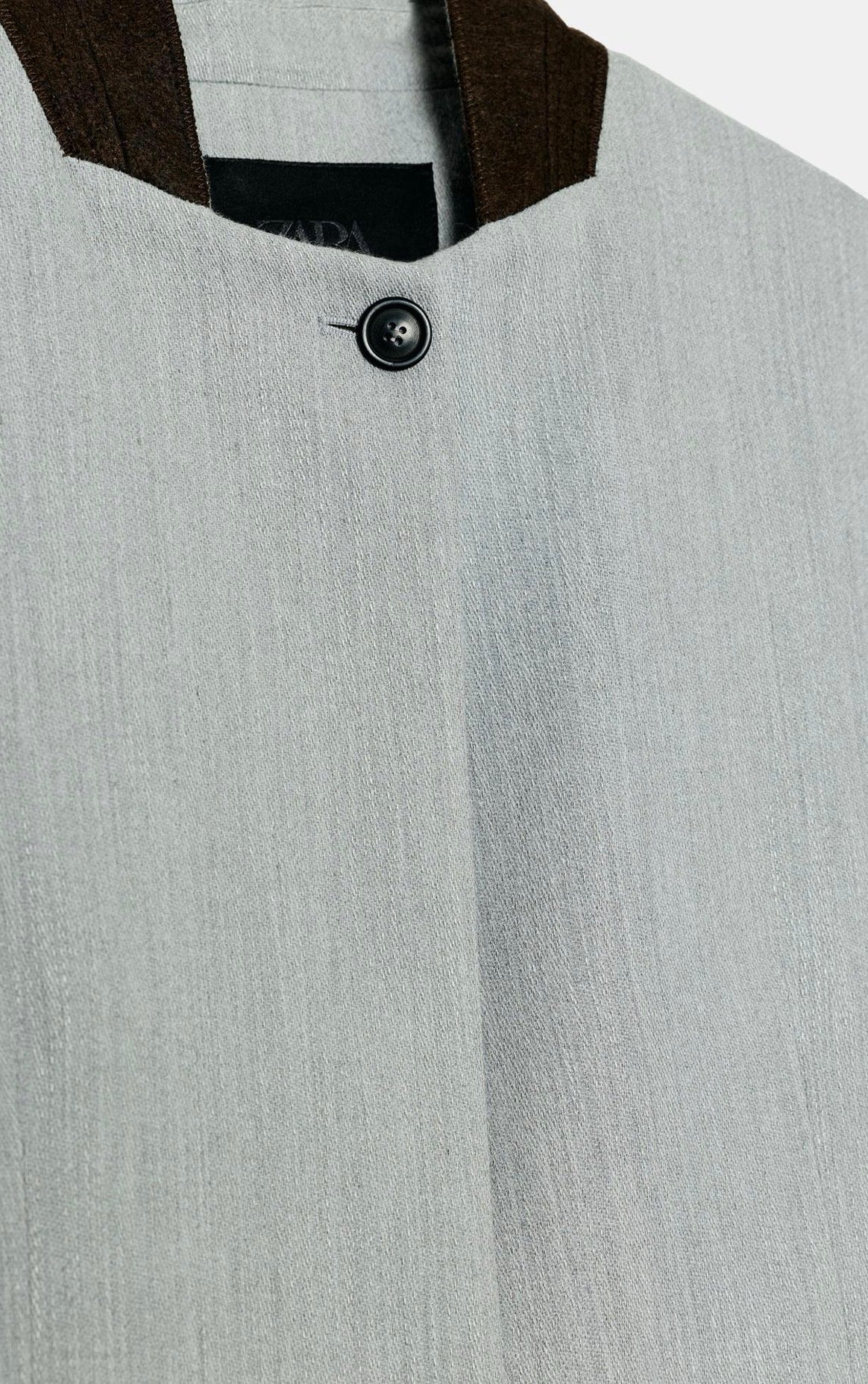 ZARA Contrast Collar Blazer ZW COLLECTION