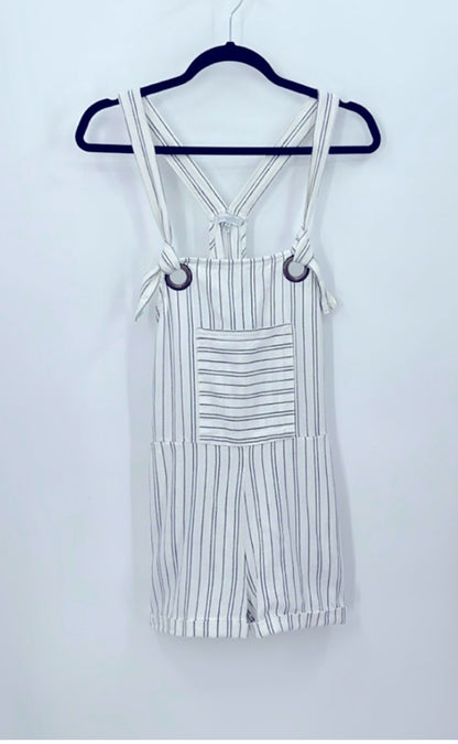 PATRONS OF PEACE Striped Shortalls