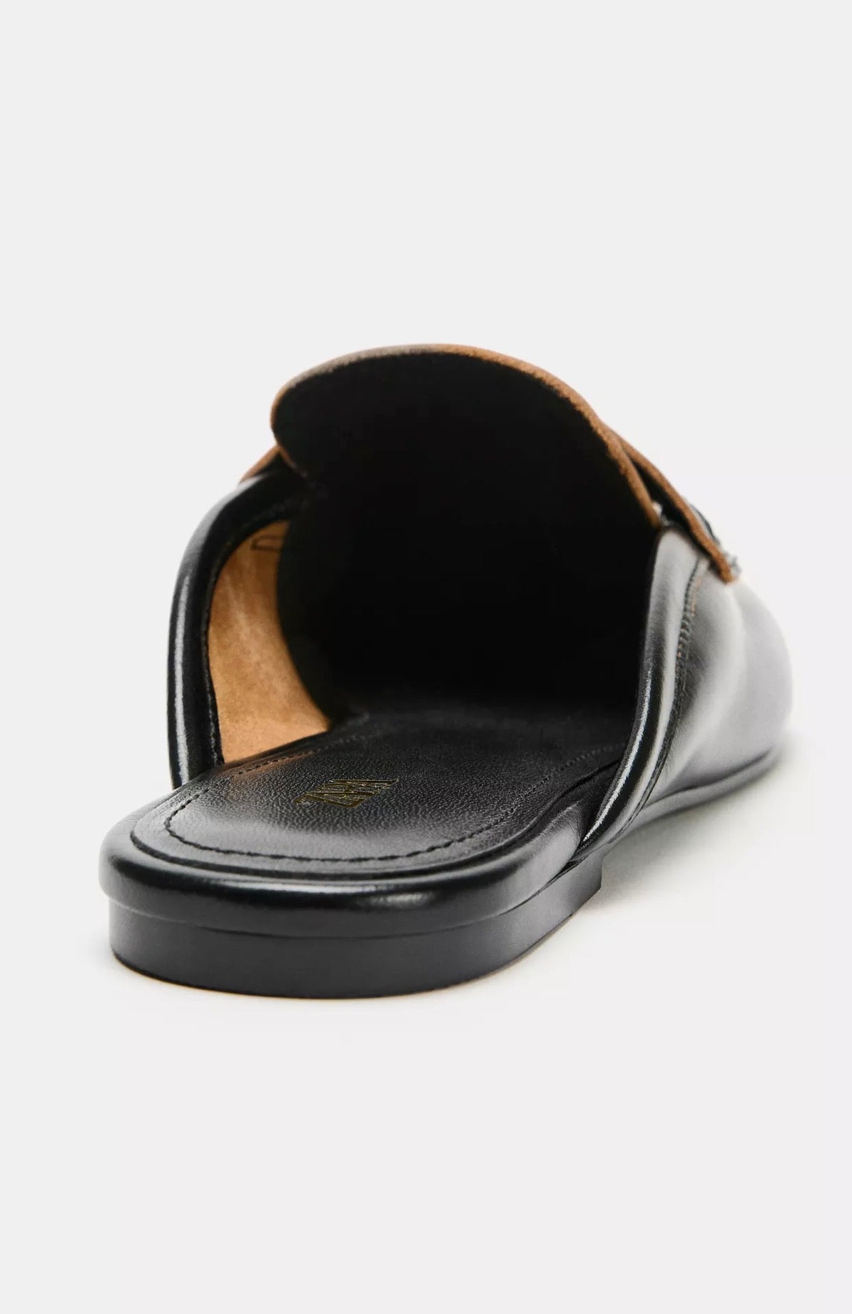 ZARA Leather Slingback Loafers