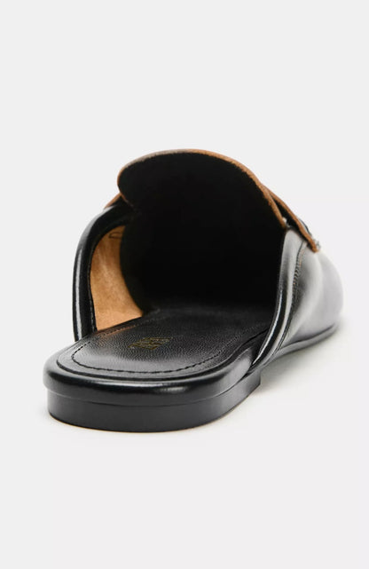 ZARA Leather Slingback Loafers