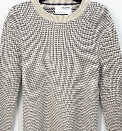 SELECTED HOMME Robin Organic Cotton Crew Neck Sweater
