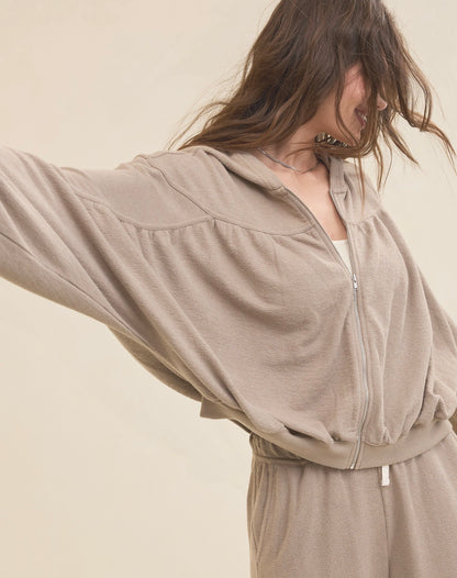 AERIE Soft Life Full Zip Sweatshirt