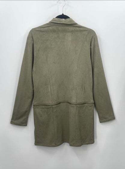 SIMPLY NOELLE Convertible Faux Suede Zip-Front
Jacket