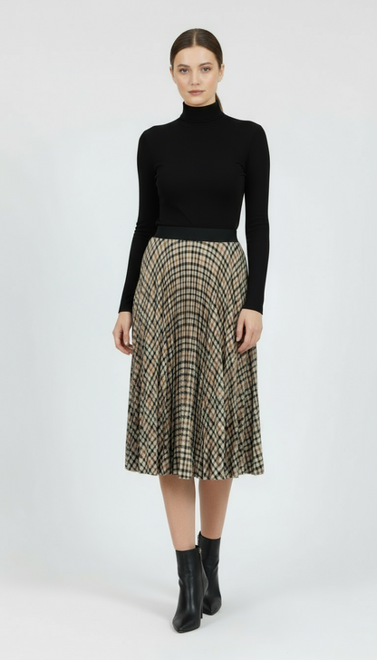 BELLE VERE Pleated Skirt
