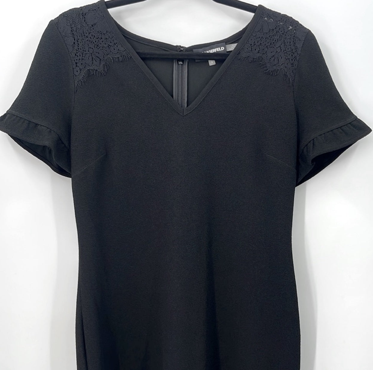 KARL LAGERFELD Crepe Sheath Dress