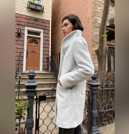 Aritzia WILFRED Cocoon Wool Coat