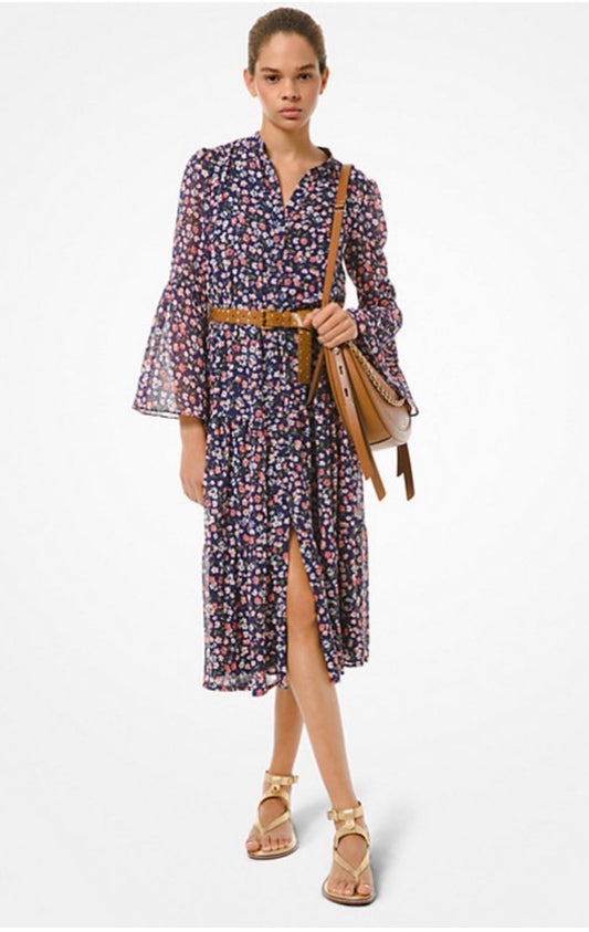 MICHAEL MICHAEL KORS Floral Georgette Dress
