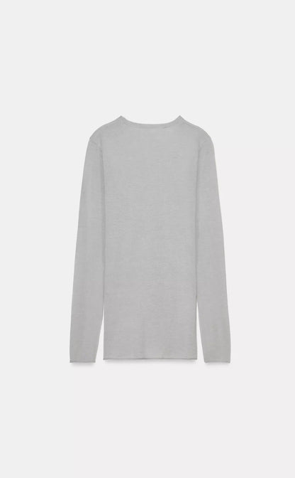 ZARA FINE-KNIT WOOL JUMPER