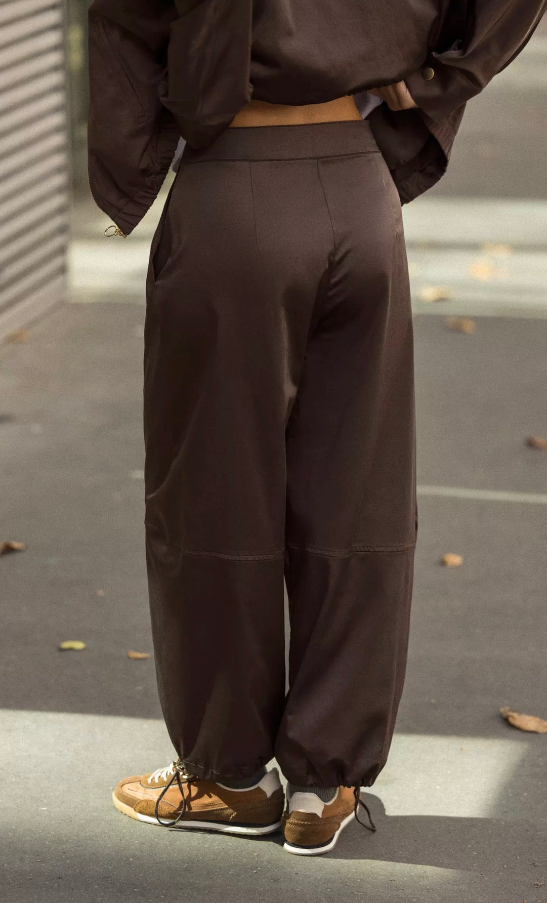 ZARA Satin Balloon Pants