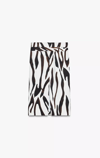 ZARA Animal Print Pencil Skirt ZW Collection