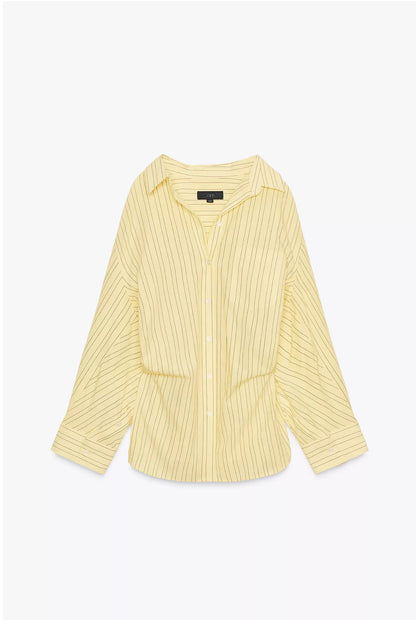 ZARA Oversized Poplin Shirt