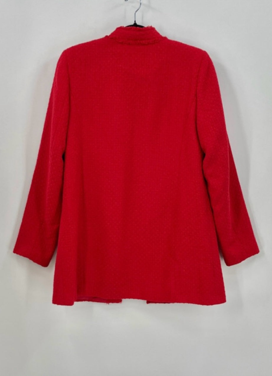 SUZY SHIER Bold Red Blazer