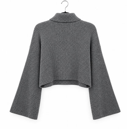 TOPSHOP Oversized Turtleneck Cropped Sweater