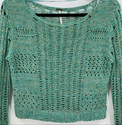 Free People Open Knit Sweater