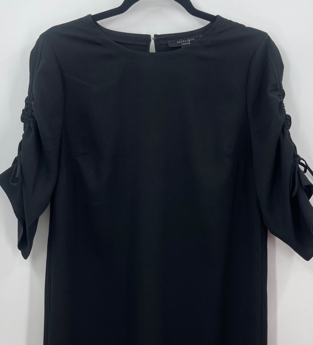 ALL SAINTS Evie Black Mini Dress