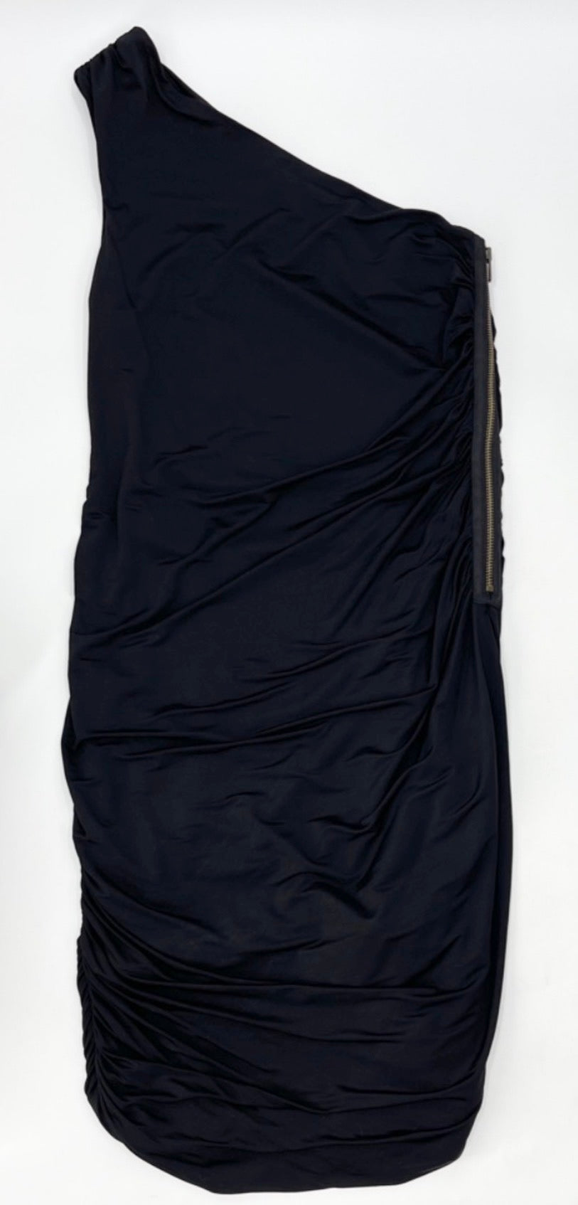Vintage JACOB Ruched One Shoulder Dress