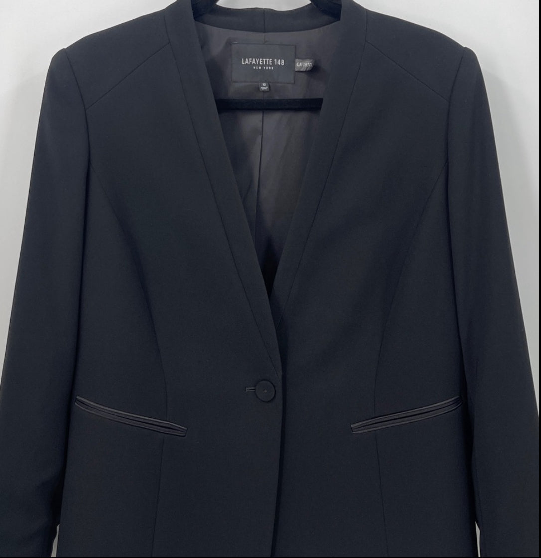 LAFAYETTE 148 NEW YORK Collarless Blazer