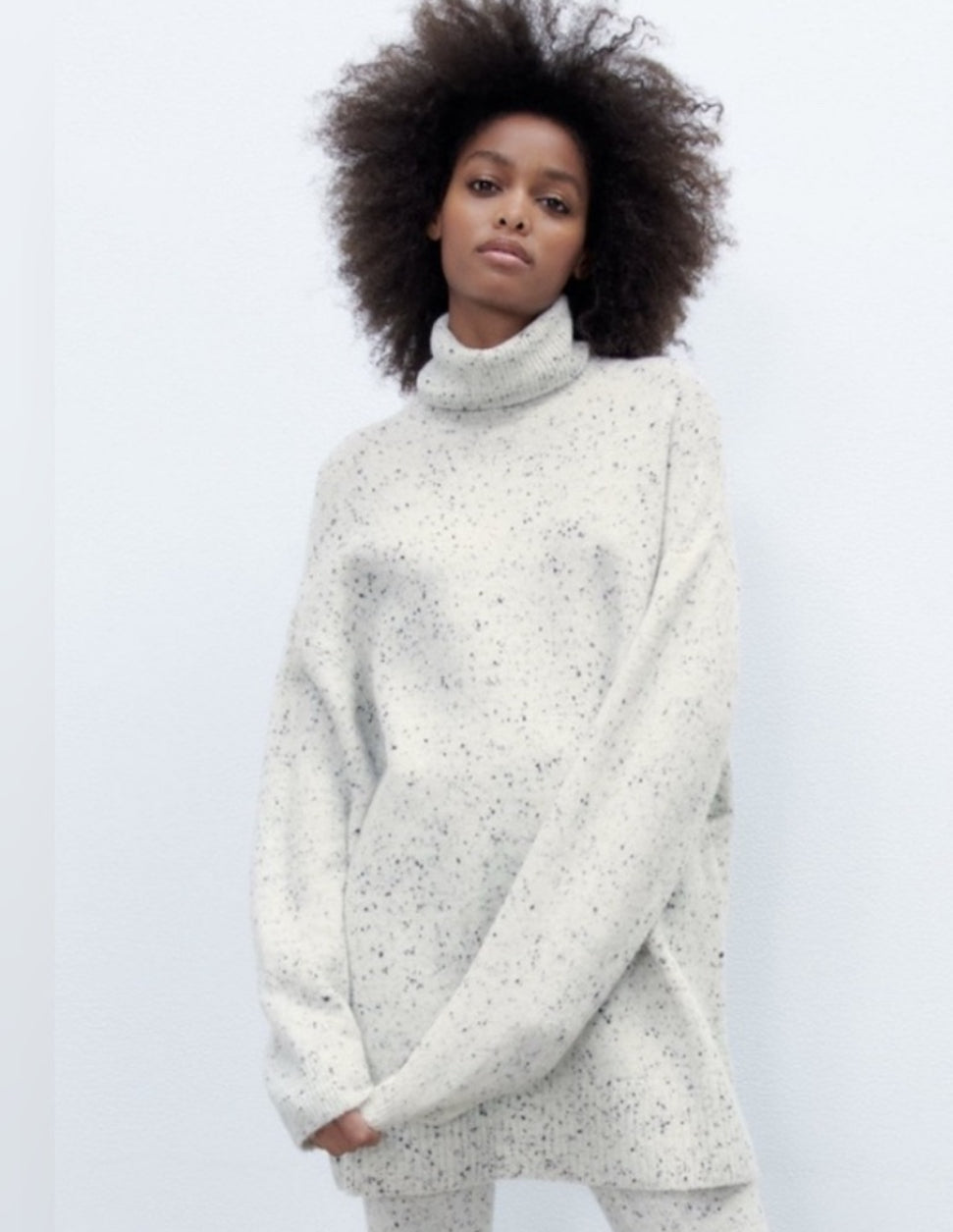 ZARA Oversized Turtleneck
Alpaca Wool Sweater