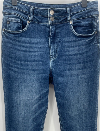 KANCAN High Rise Slim Straight Jeans