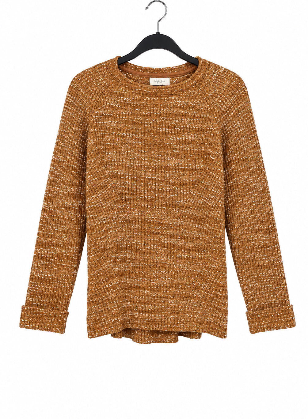 STYLE & CO Marled Pointelle Sweater