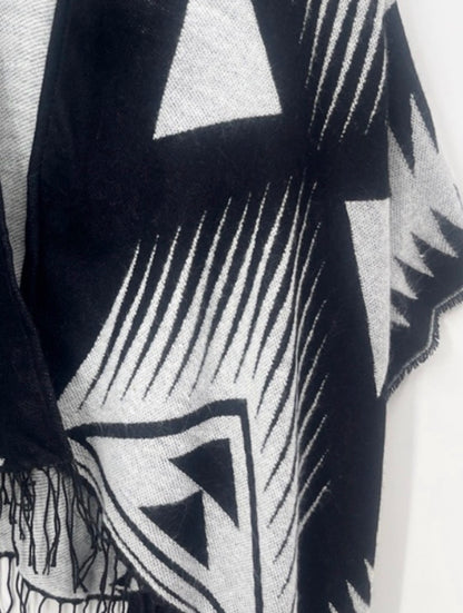 KISMET Aztec Fringe Poncho