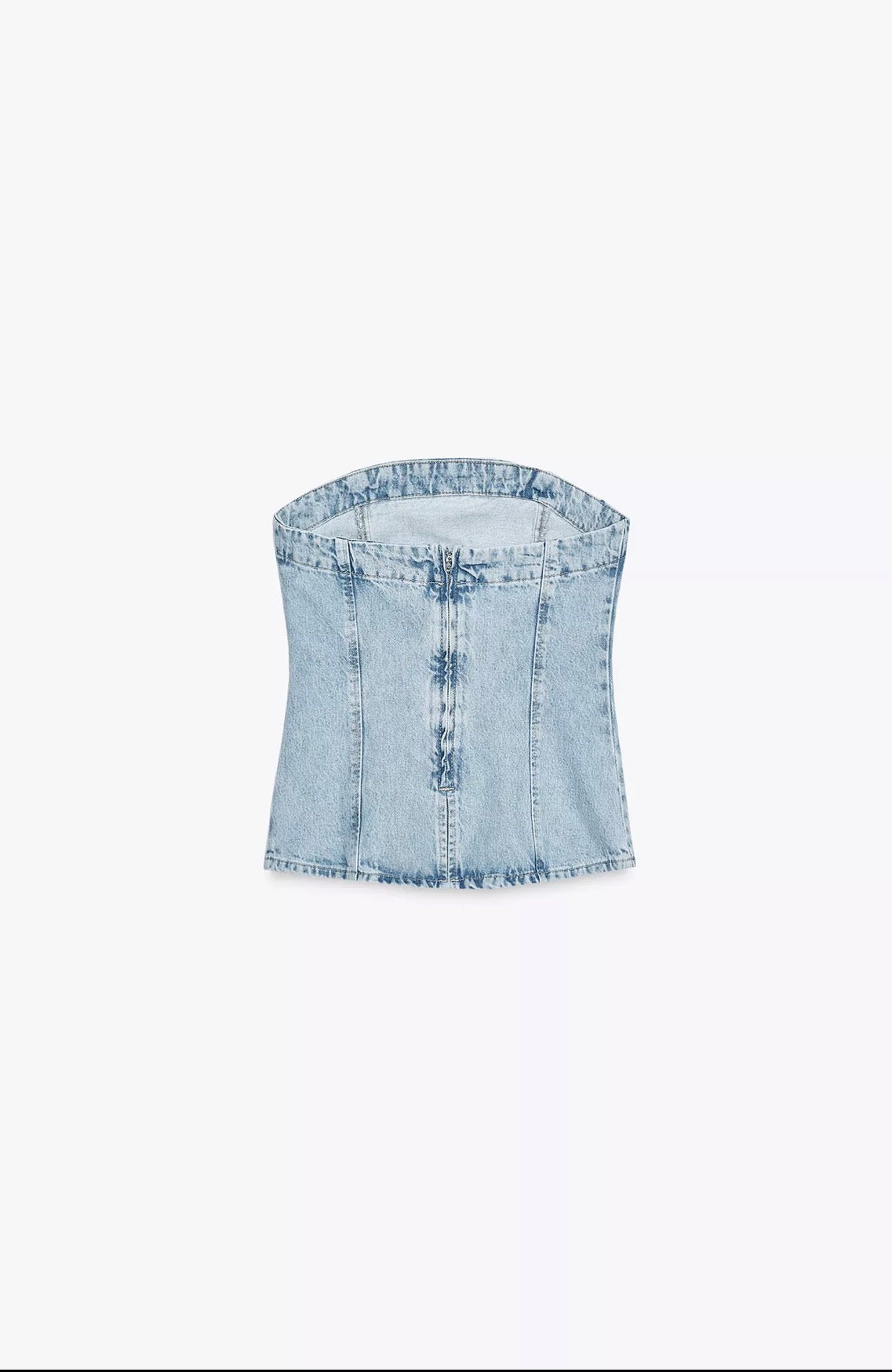 ZARA Z1975 Denim Tube Top