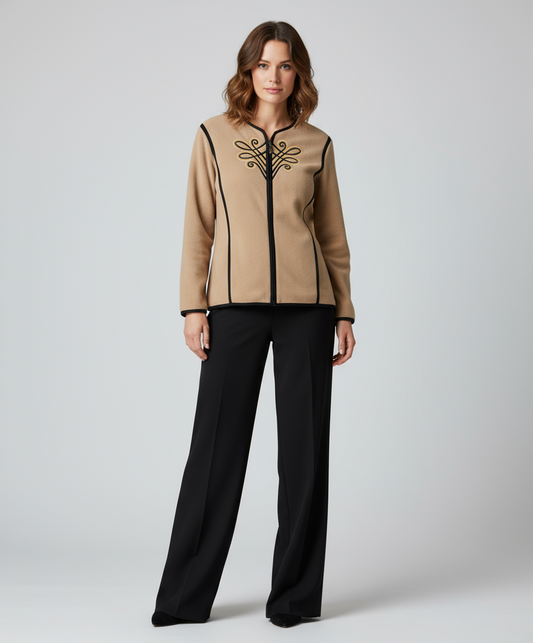 BOB MACKIE Wearable Art Fleece Jacket