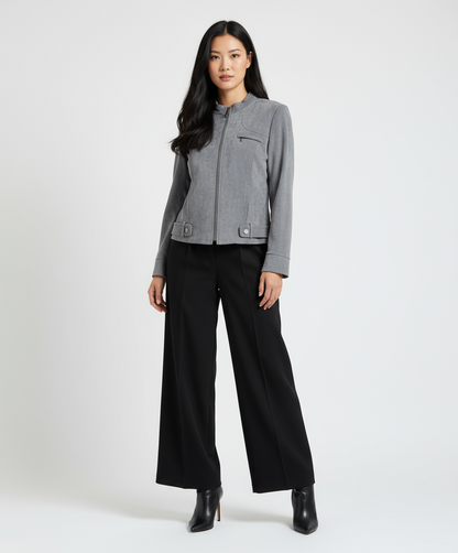 TRIBAL Faux Suede Jacket