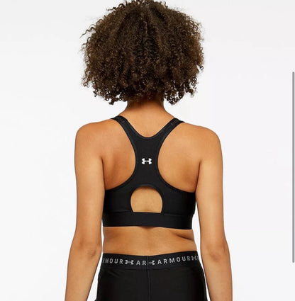 Under Armour Mid Keyhole Graphic Sports Bra