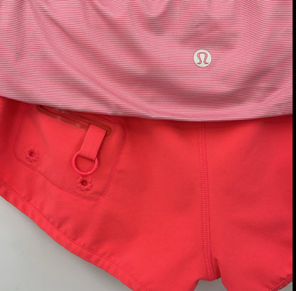 Lululemon Flip Out Boardshort Flash / Wee Stripe Printed Dune